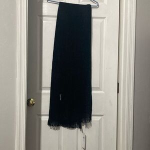 Calvin Klein Knit Scarf Black Color NWT